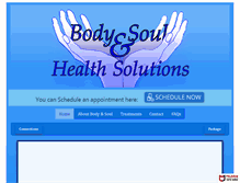 Tablet Screenshot of bodysoulmassagereiki.com